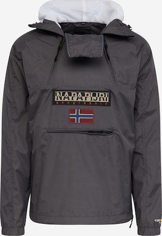 NAPAPIJRI Between-Season Jacket 'NORTHFARER' in Grey: front