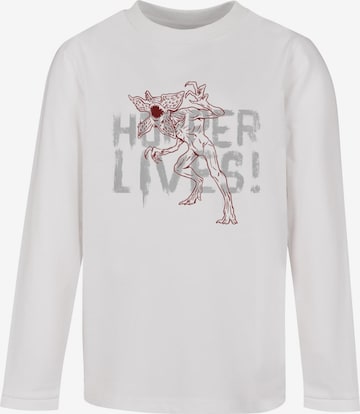 ABSOLUTE CULT Shirt 'Stranger Things - Hoppers Live' in White: front