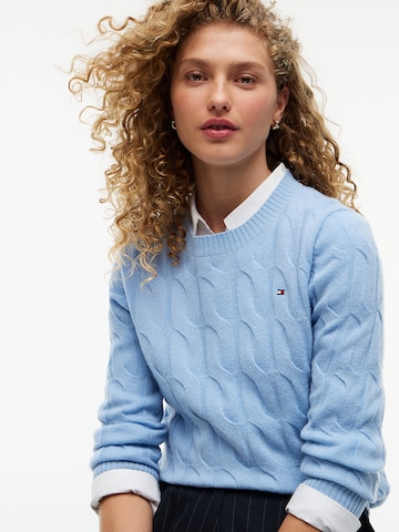 TOMMY HILFIGER Pullover in Blau