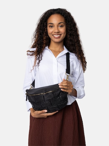 Cabas ' Nargo ' RE:DESIGNED en noir : devant