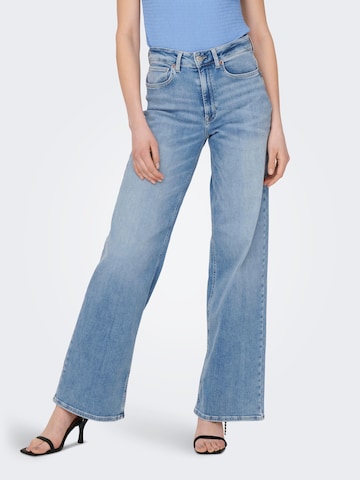 ONLY Wide leg Jeans 'Madison' i blå: framsida