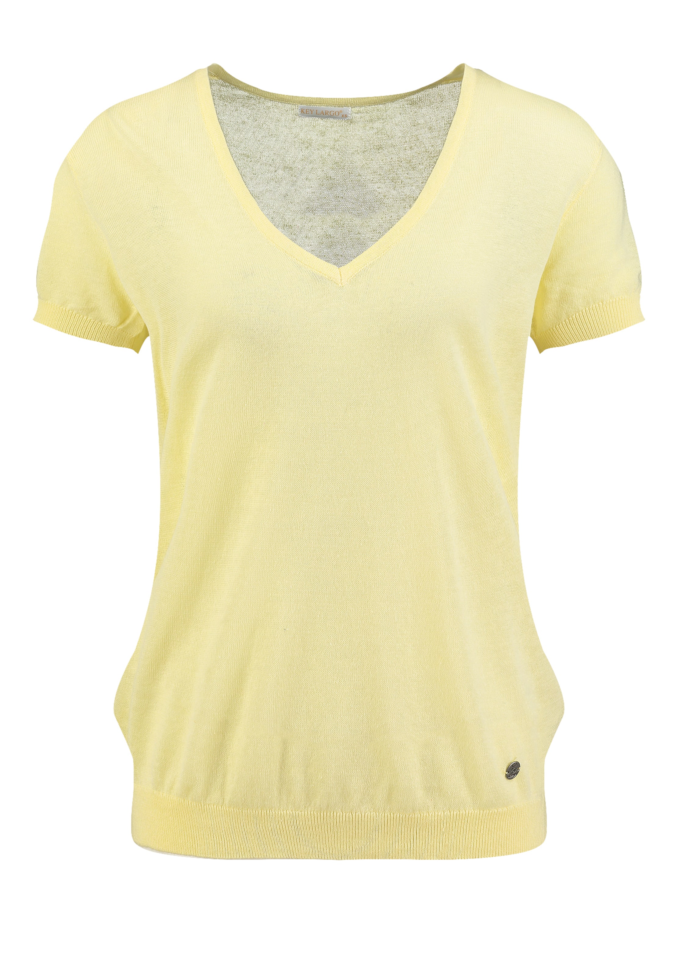 Key Largo Pullover 'Nature' i gul: forside