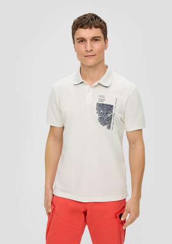 s.Oliver Poloshirt in Weiß: predná strana