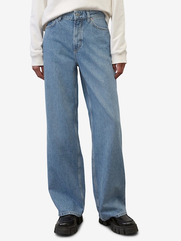 Marc O'Polo DENIM Wide Leg Jeans i blå: forside