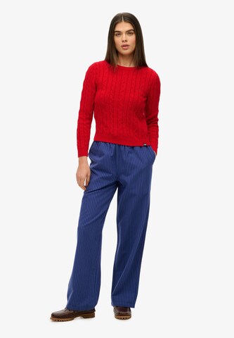 Pull-over 'Essentials' Superdry en rouge