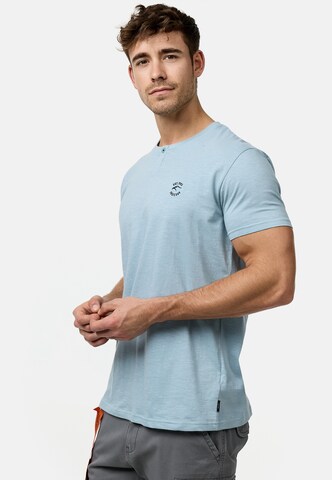 T-Shirt 'Ansel' INDICODE JEANS en bleu