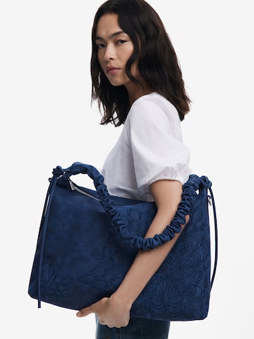 Desigual - Bolso de hombro en azul: frente