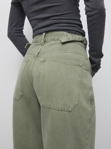 Wide leg Jeans di Pull&Bear in verde