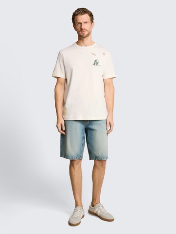TOM TAILOR T-Shirt in Weiß