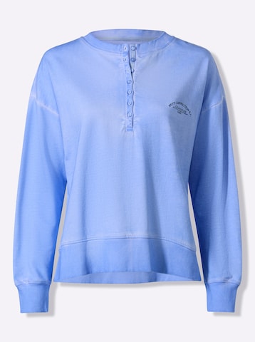 Sweat-shirt heine en bleu