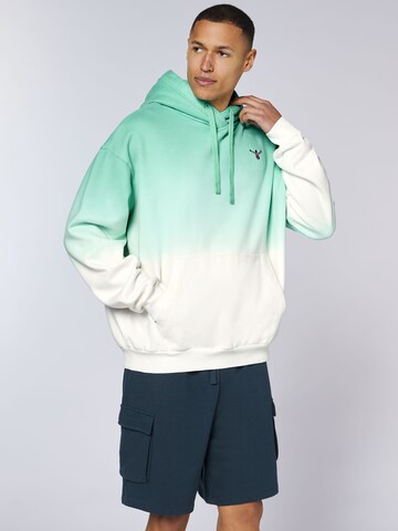 CHIEMSEE Sweatshirt ' mit Farbverlauf ' in Green: front