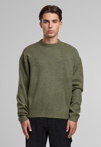 Pull-over Urban Classics en vert : devant