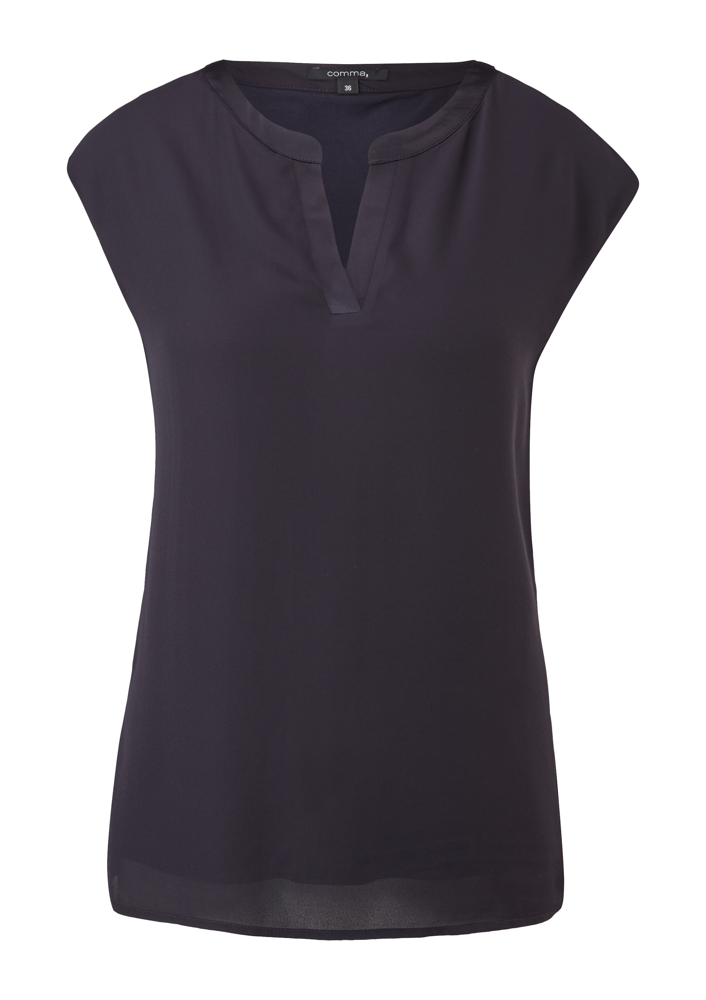 Chemisier COMMA en bleu : devant