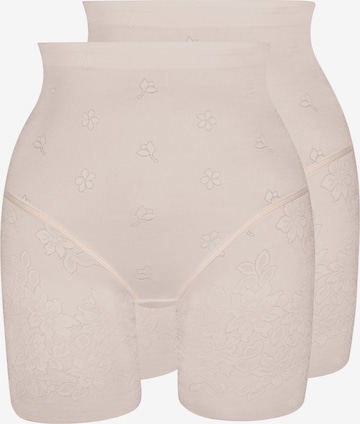 sassa Lange onderbroek 'FUNCTIONAL JACQUARD' in Beige: voorkant