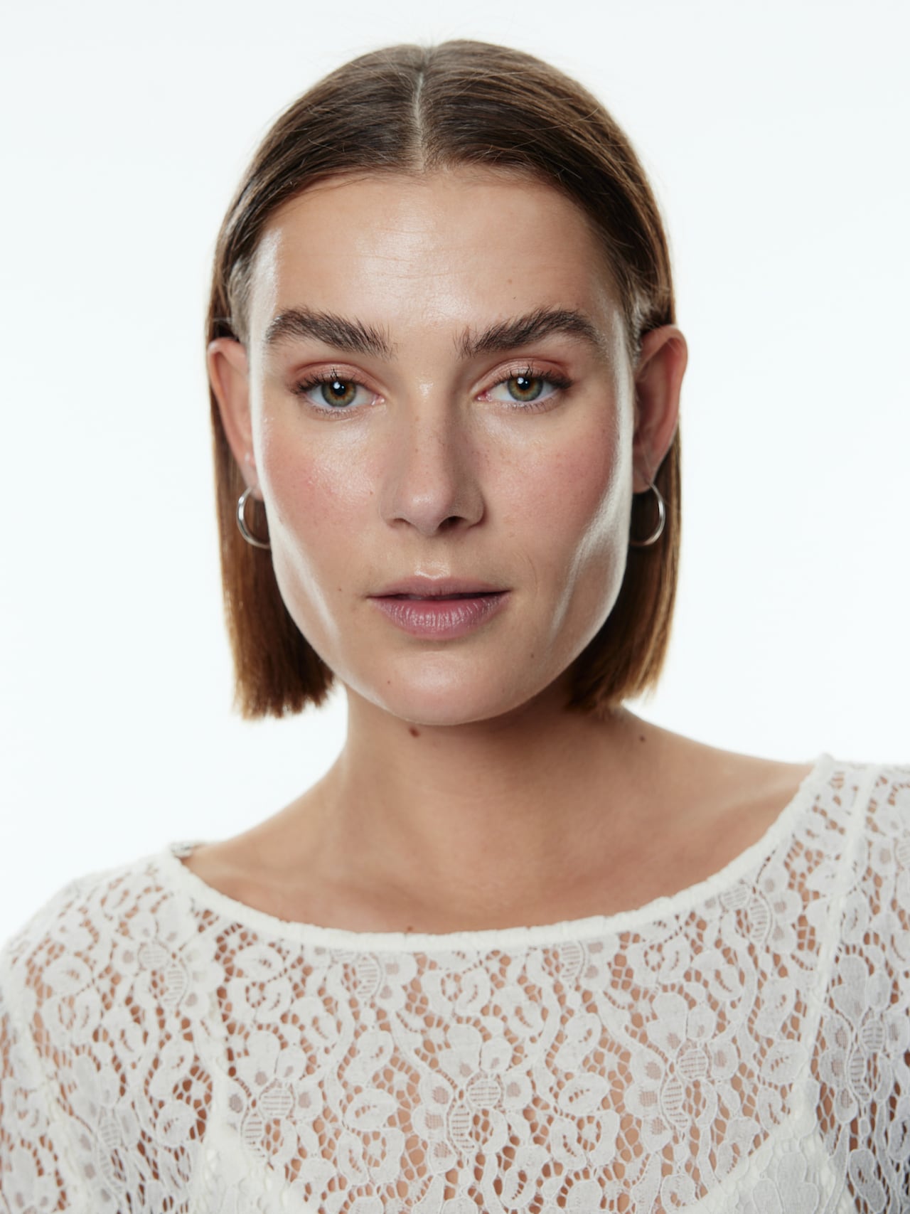 EDITED Producten Jurk 'Flora' Offwhite