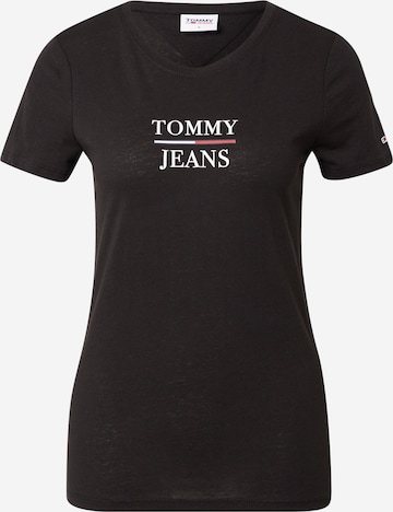 T-shirt TOMMY HILFIGER en noir : devant