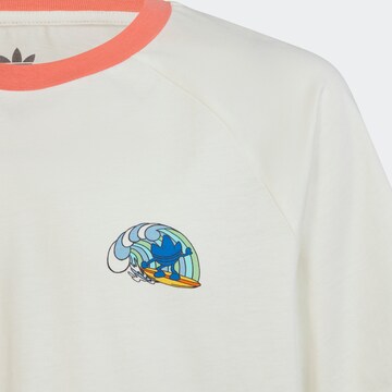 ADIDAS ORIGINALS - Camiseta 'Graphic Print' en blanco