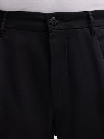 JOOP! Jeans Loose fit Pleat-front trousers 'Lead' in Black