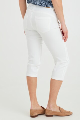 Fransa Slim fit Pants in White