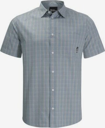 JACK WOLFSKIN Regular fit Button Up Shirt in Blue: front