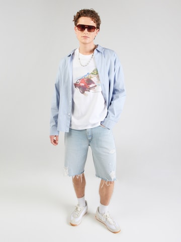 LEVI'S ® Särk 'Graphic Boxy Tee', värv valge
