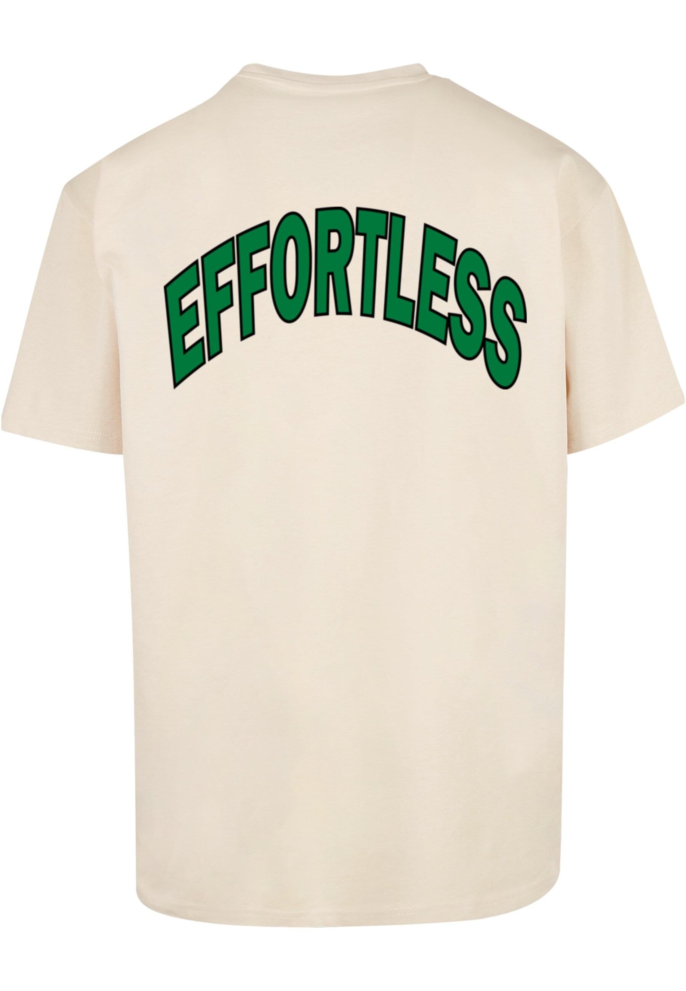 Merchcode T-Shirt 'Attitude' in Beige