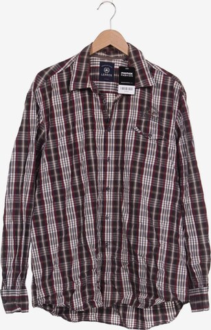 LERROS Button Up Shirt in XXL in Brown: front