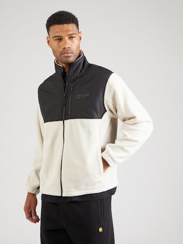 Veste en polaire 'JCOLIMA' JACK & JONES en beige : devant