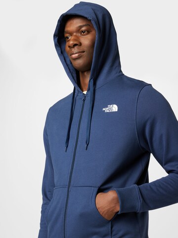 THE NORTH FACE - Casaco em moletão 'Open Gate' em azul