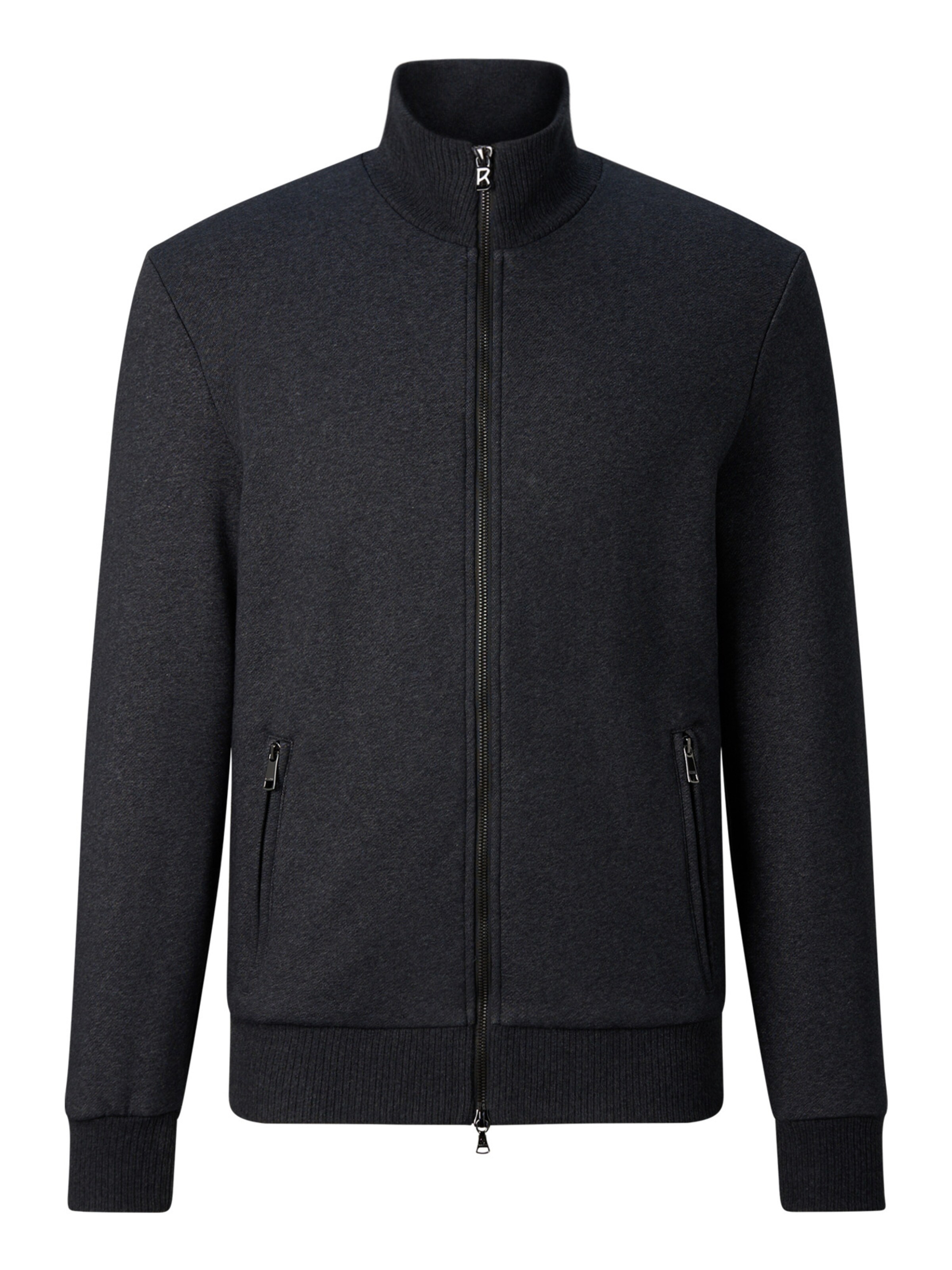 BOGNER Sweatjacke 'Winston' in Grau: Vorderseite