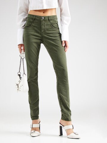 MOS MOSH Slimfit Hose in Grün: Vorderseite