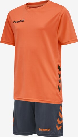 Hummel Trainingspak in Oranje: voorkant