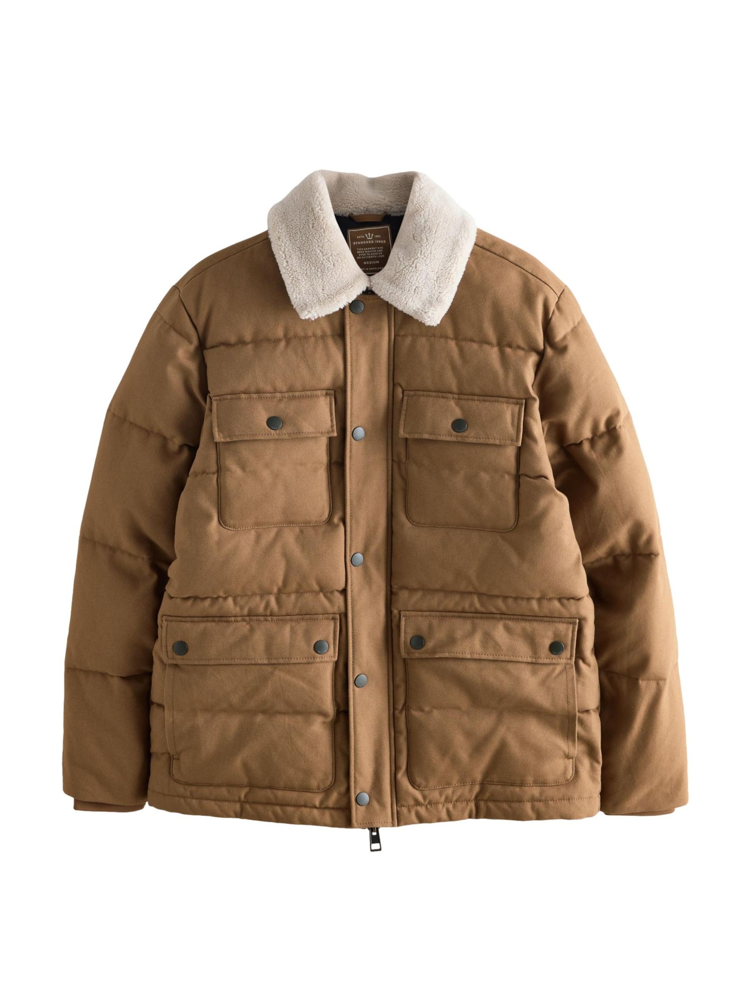 Next Winterjas in Bruin: voorkant