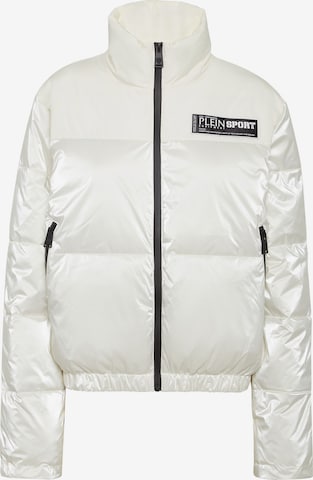 Plein Sport - Chaqueta de entretiempo en blanco: frente