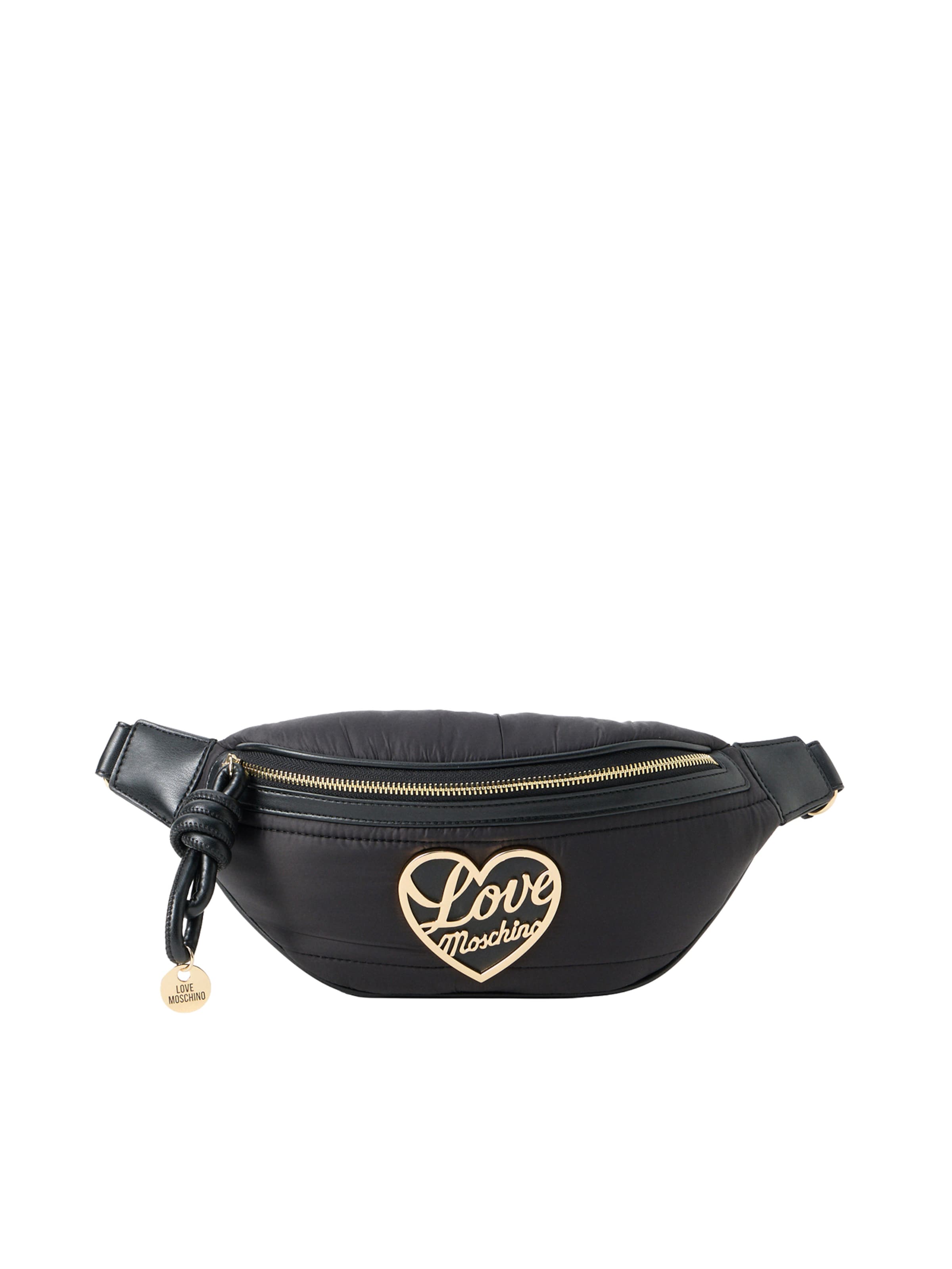 Borsa a tracolla di Love Moschino in nero: frontale