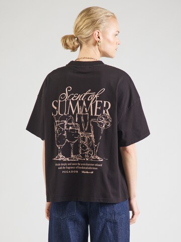 Pegador Oversizeshirt 'Tapo' in Schwarz: Vorderseite