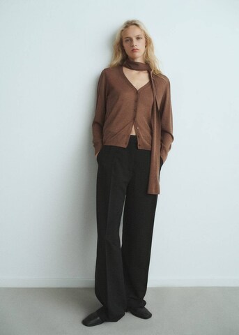 MANGO Strickjacke 'Lorea' in Braun