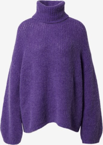 Pull-over 'Swantje' EDITED en violet : devant