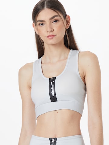 Lapp the Brand - Soutien Bustier Soutien de desporto em cinzento: frente