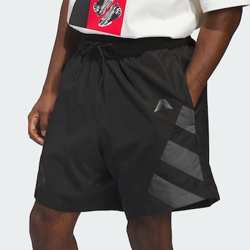 Loosefit Pantalon de sport 'Anthony Edwards Reflective' ADIDAS PERFORMANCE en noir