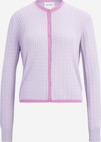 Monki Kardigan w kolorze fioletowy: przód