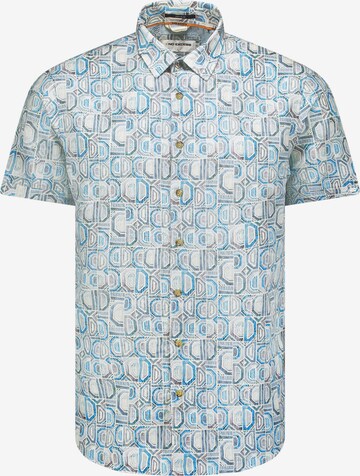 No Excess Regular fit Button Up Shirt in Blue: front