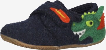 Living Kitzbühel Slippers in Blue: front