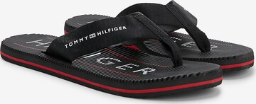 TOMMY HILFIGER Teenslippers in Zwart