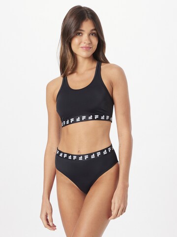 melns FILA Bezvīļu Sporta bikini 'SALINAS': no priekšpuses