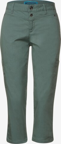 STREET ONE Slimfit Broek in Groen: voorkant