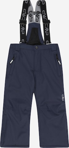 CMP Regular Workout Pants 'Salopette' in Blue: front