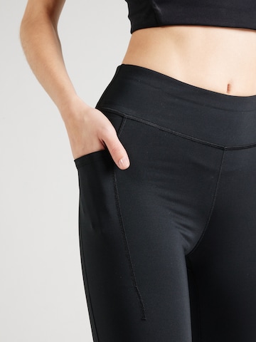 TOMMY HILFIGER Skinny Workout Pants 'Essential' in Black