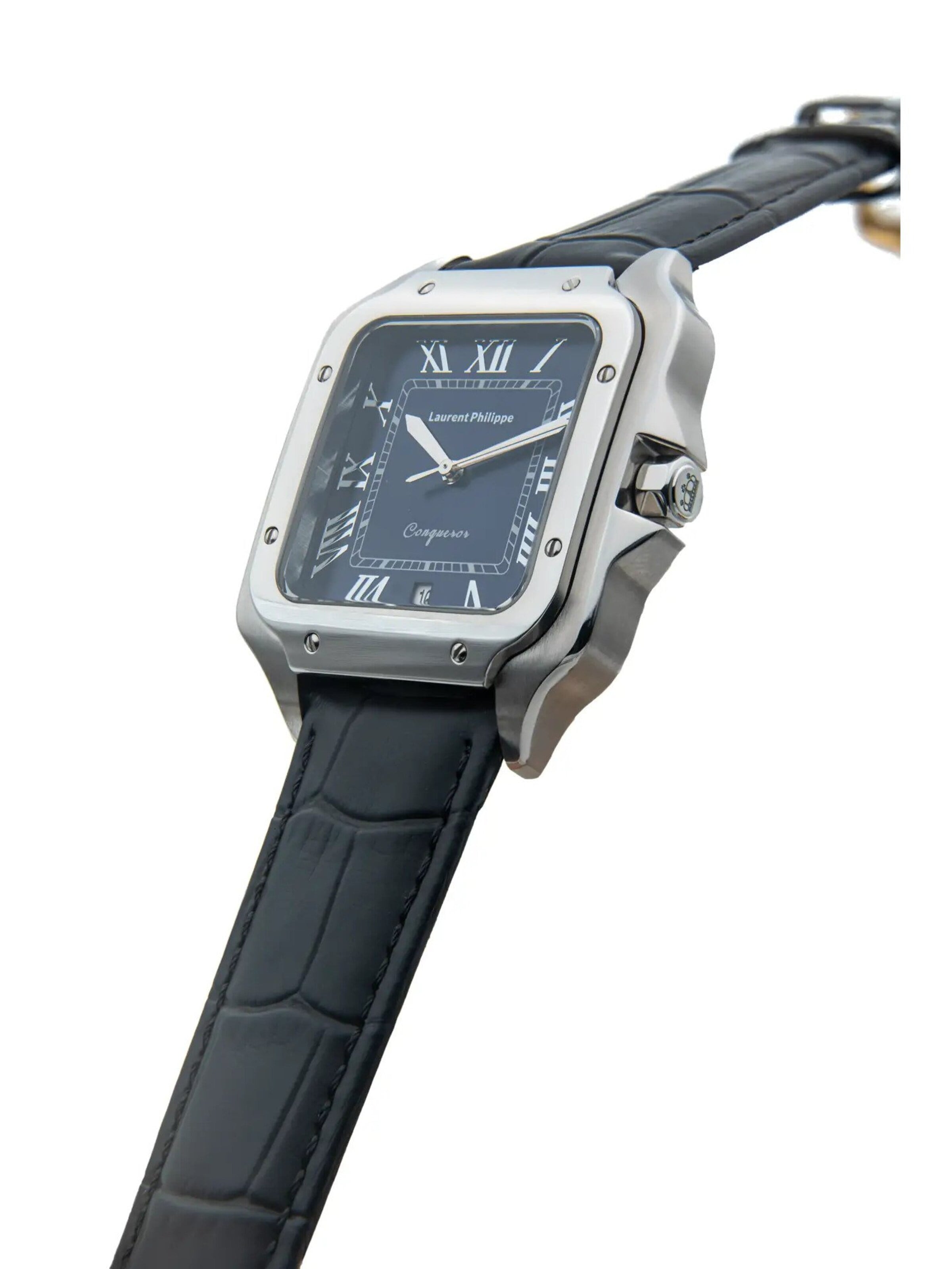 Laurent Philippe Analog watch 'Conqueror Burmese Blue – Phantom Edition' in Blue