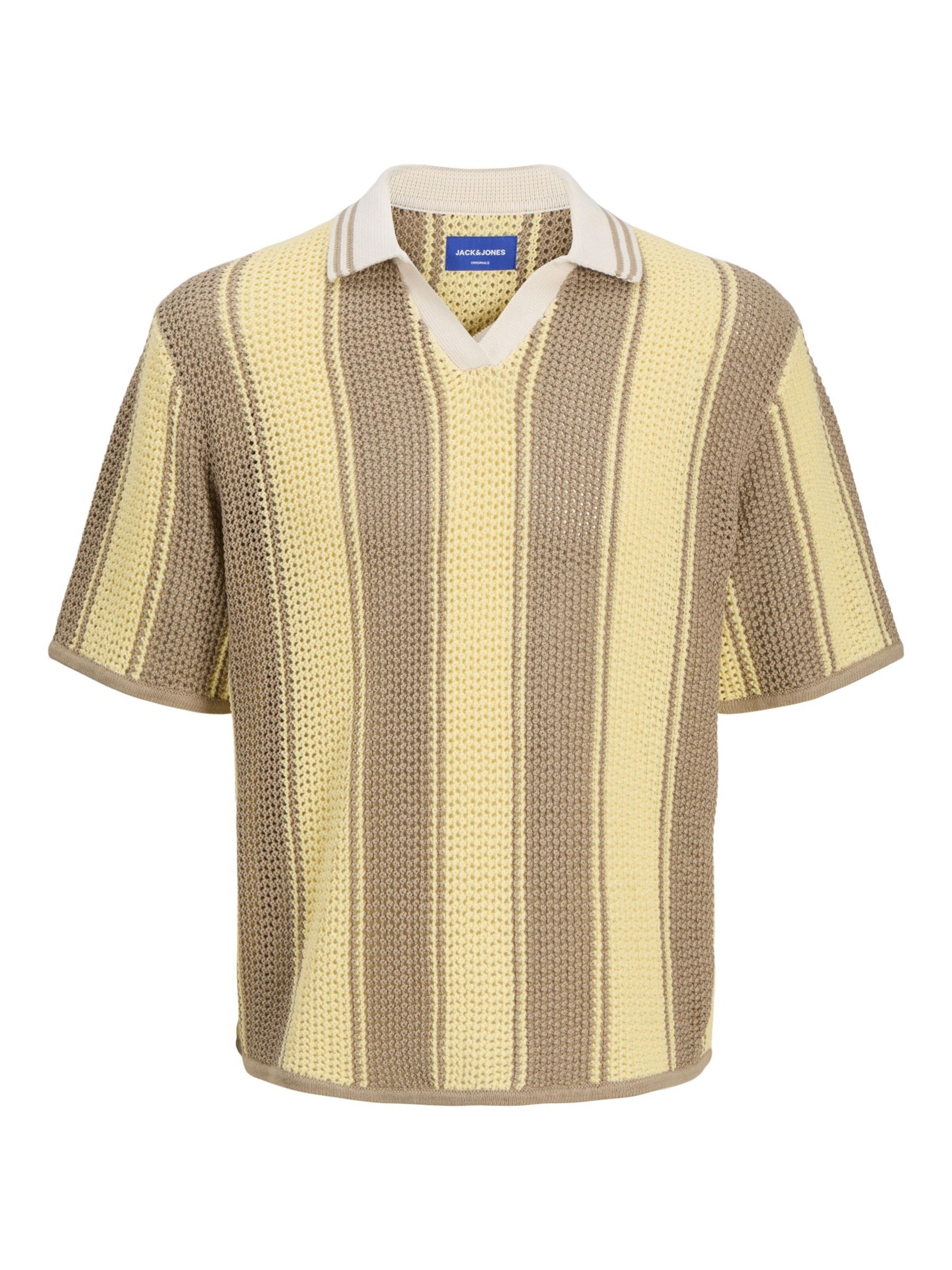JACK & JONES Trui in Beige: voorkant